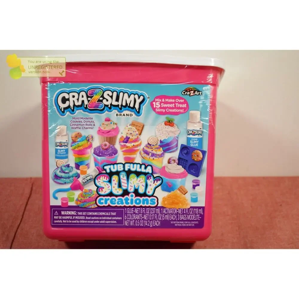 Cra-Z-Slimy Tub Fulla Fun Slimes and Putties